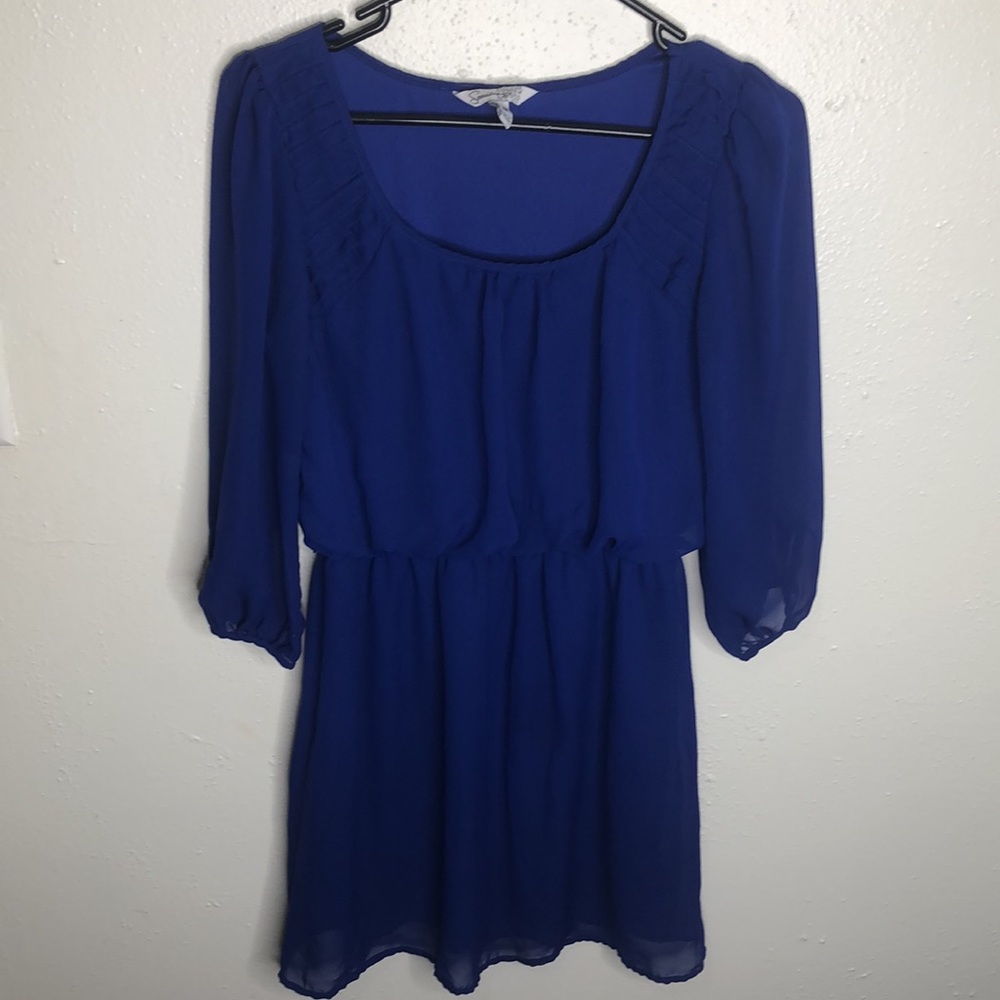 Speechless royal blue mini dress